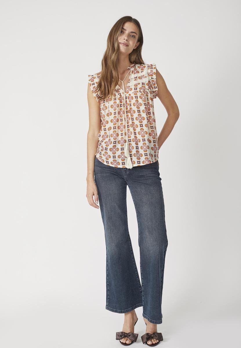 EgyptCC Tie Top - Off white - Co'couture