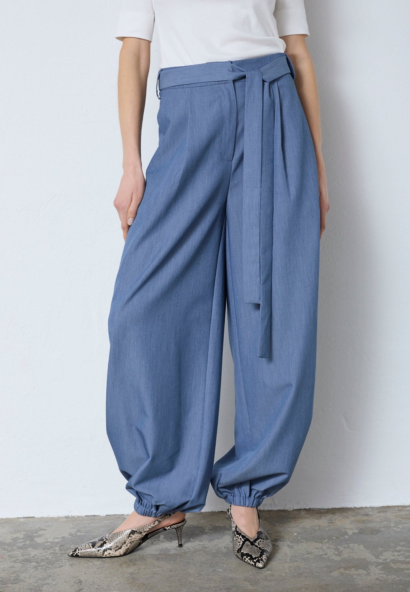 EllyCC Balloon LL Pant - Dusty Blue - Co'couture