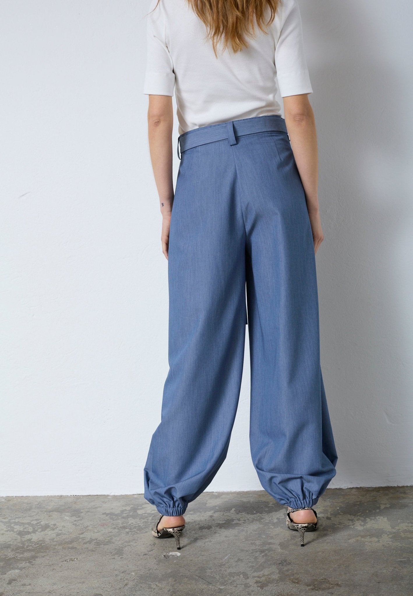 EllyCC Balloon LL Pant - Dusty Blue - Co'couture