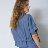 EllyCC Vest - Dusty Blue - Co'couture