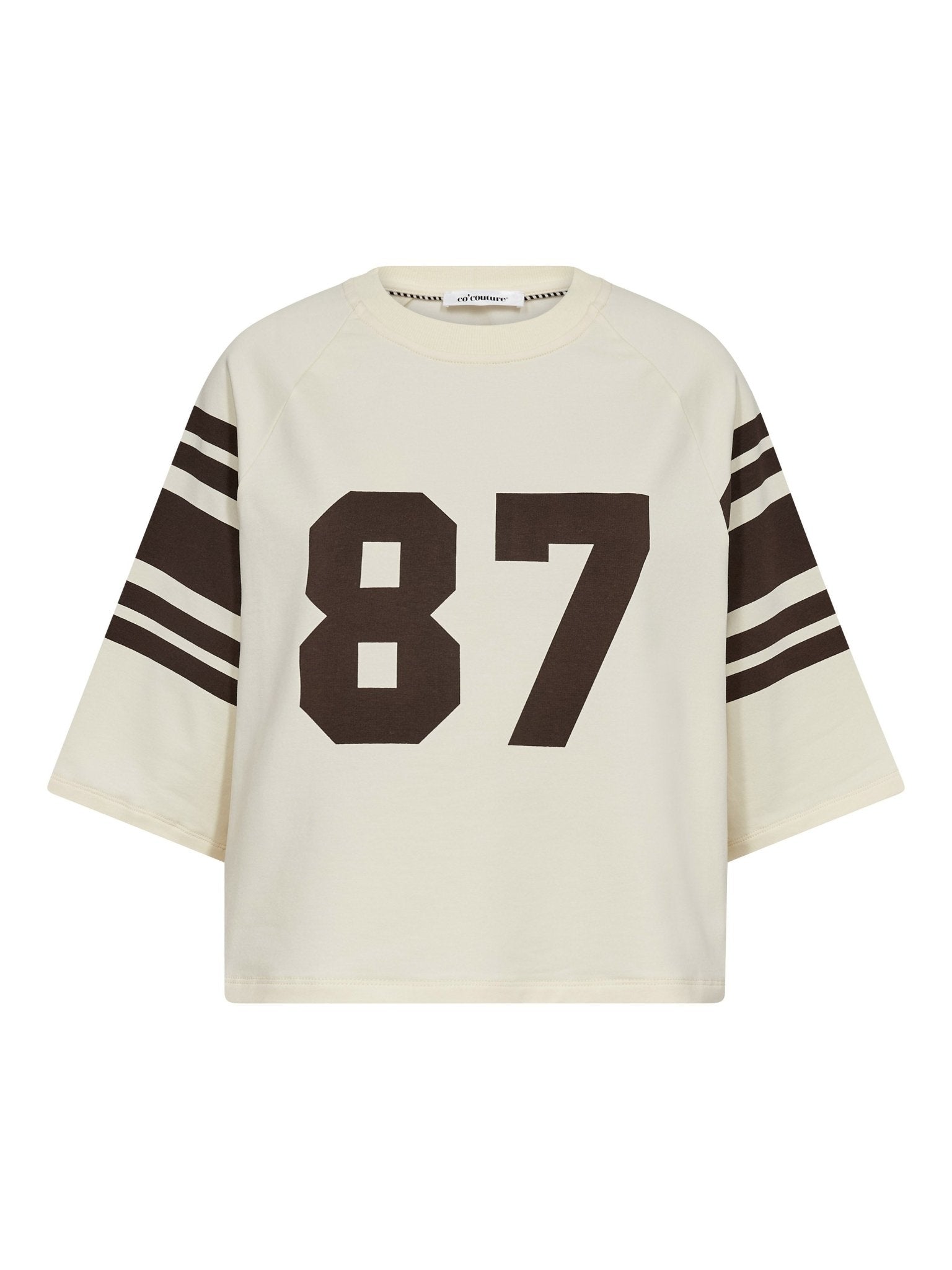 ElyCC 87 Tee Sweat - Bone/Brown - Co'couture