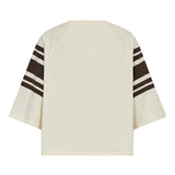 ElyCC 87 Tee Sweat - Bone/Brown - Co'couture