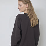 ErisCC Emb Sweat - Dark Brown - Co'couture