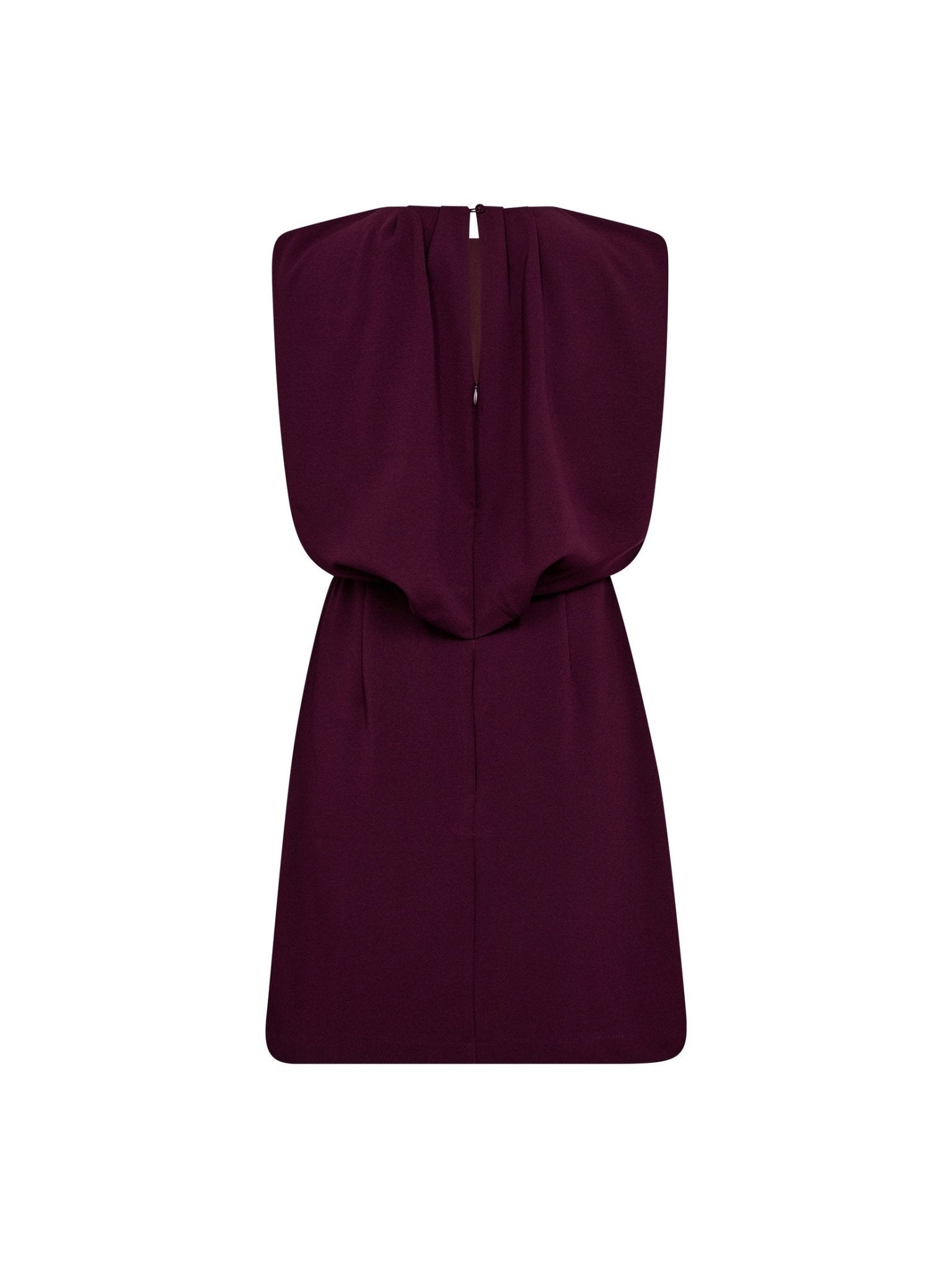 FalconCC Pleat Mini Dress - Plum - Co'couture