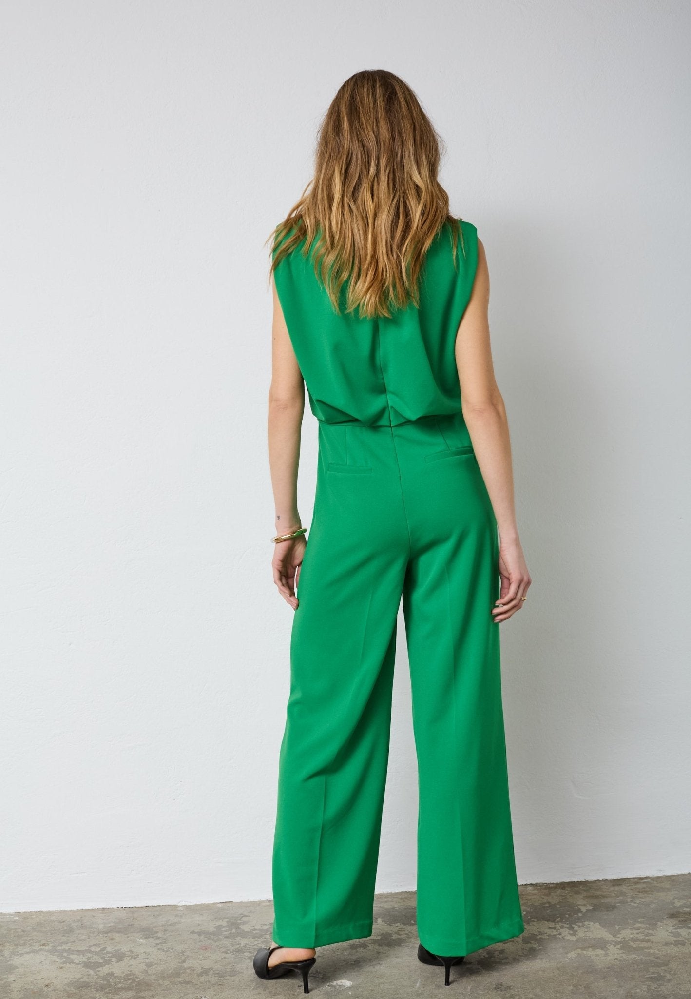 FalconCC Pleat Suit - Green - Co'couture