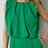 FalconCC Pleat Suit - Green - Co'couture