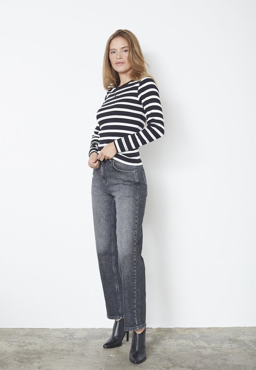 FemmeCC Straight Crease Jeans - Stone - Co'couture