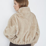 FeraCC Faux Fur Jacket - Creme - Co'couture