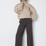 FeraCC Faux Fur Jacket - Creme - Co'couture