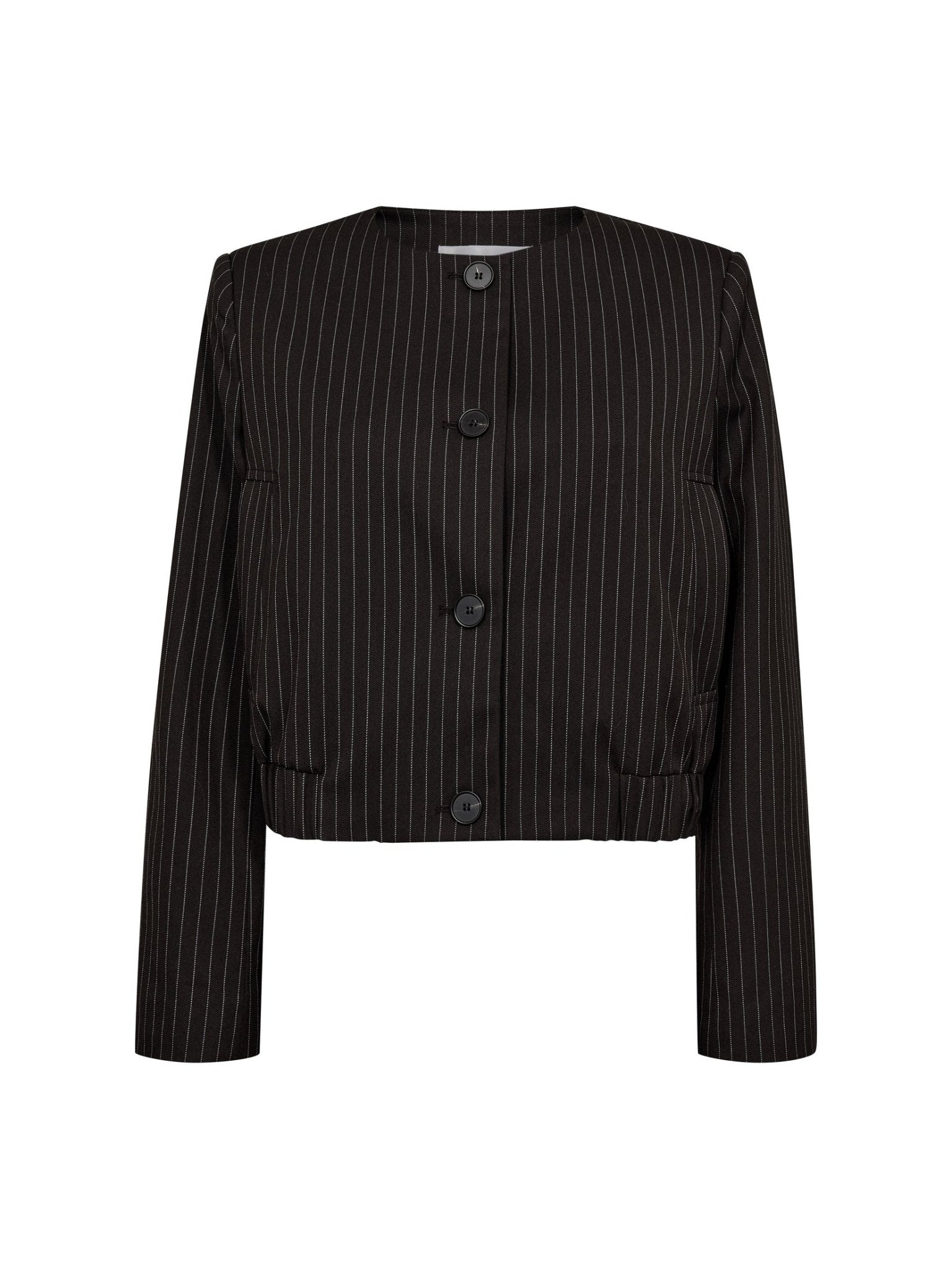 FiaCC Pin Bomber Jacket - Dark Brown - Co'couture