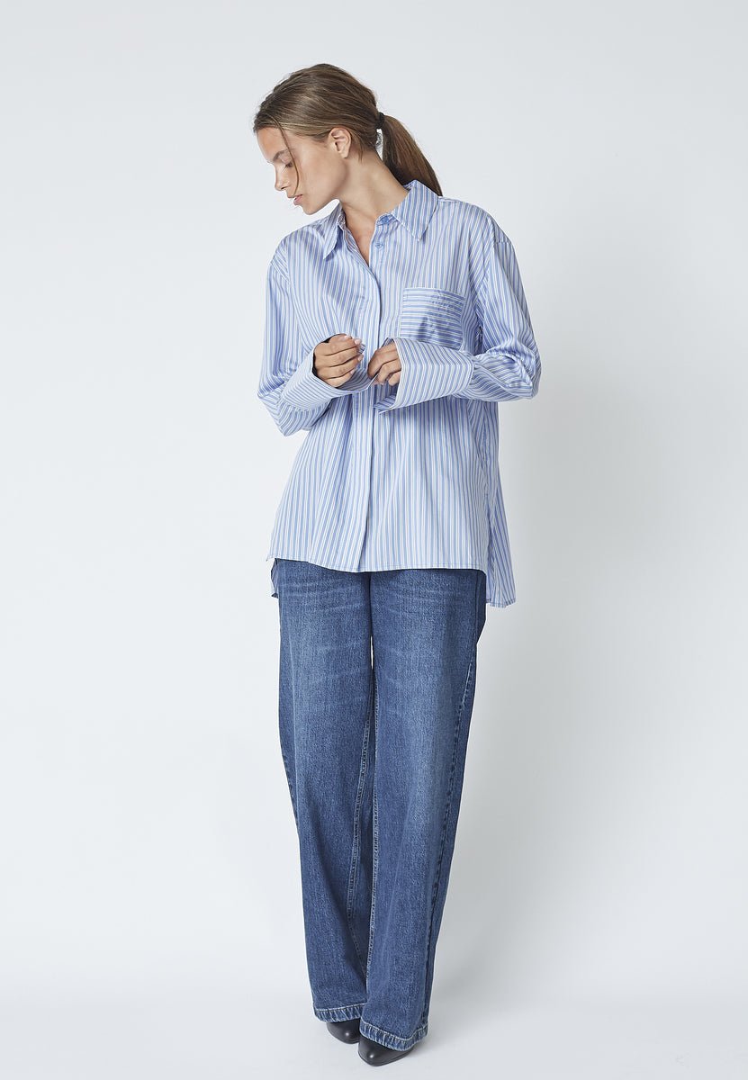 FinaCC Stripe Shirt - Blue - Co'couture