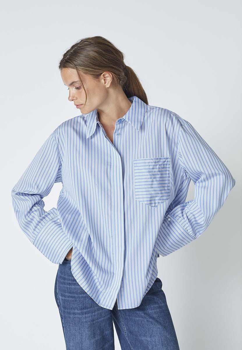 FinaCC Stripe Shirt - Blue - Co'couture