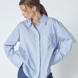 FinaCC Stripe Shirt - Blue - Co'couture