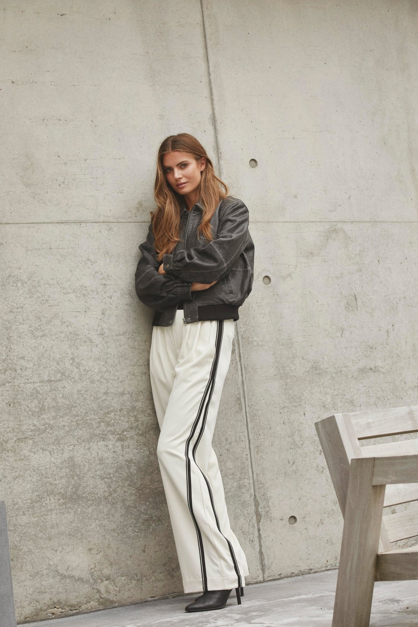 FloydCC Leather Bomber - Black - Co'couture