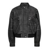 FloydCC Leather Bomber - Black - Co'couture
