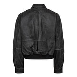 FloydCC Leather Bomber - Black - Co'couture