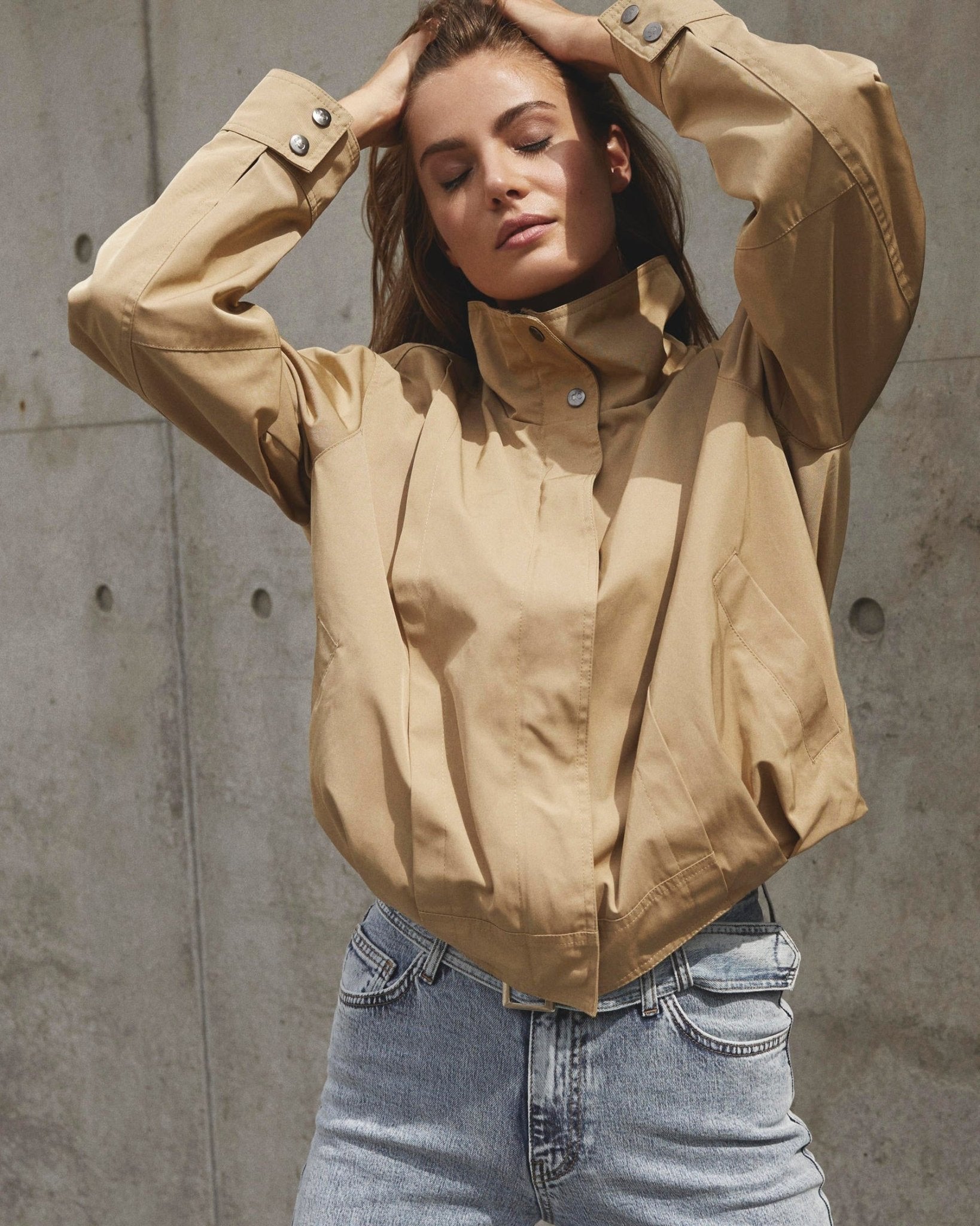 FrancisCC Balloon Jacket - Sand - Co'couture