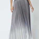 GlitterCC Plissé Skirt - Silver - Co'couture