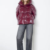 GlossyCC Puffer Jacket - Plum - Co'couture
