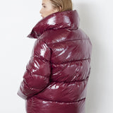 GlossyCC Puffer Jacket - Plum - Co'couture