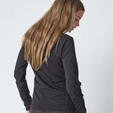 GrannyCC Embroidery LS Tee - Black - Co'couture