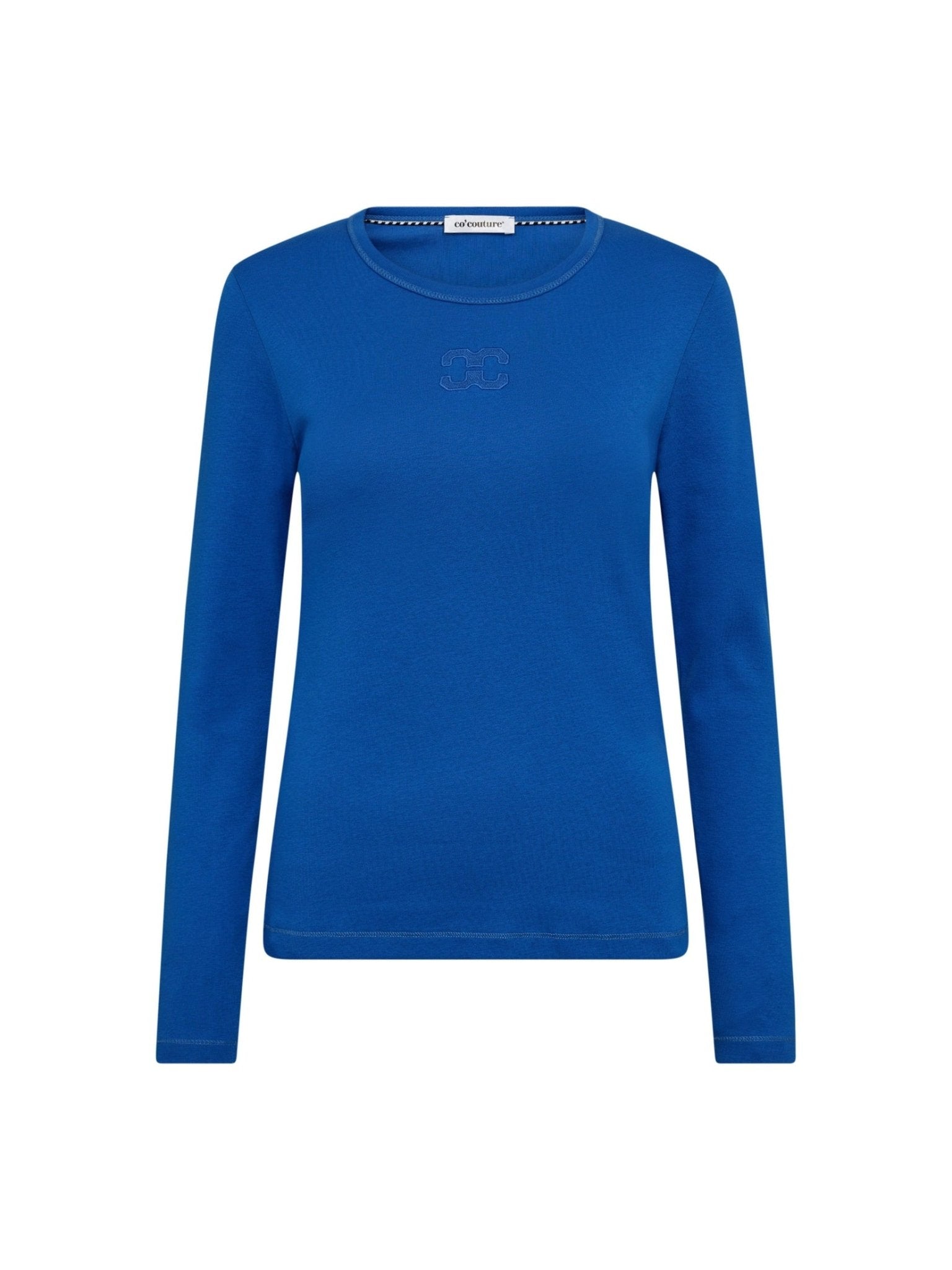 GrannyCC Embroidery LS Tee - New Blue - Co'couture