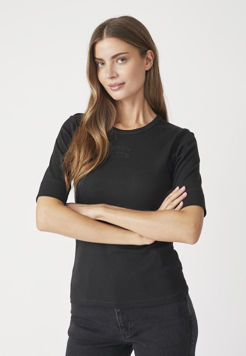 GrannyCC Embroidery SS Tee - Black - Co'couture