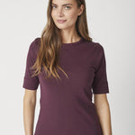 GrannyCC Embroidery SS Tee - Winered - Co'couture