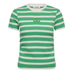 GrannyCC Gathering Stripe Tee - Off - White Green - Co'couture