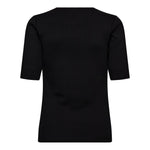 GrannyCC Rib SS O - Tee - Black - Co'couture