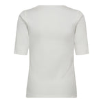 GrannyCC Rib SS O - Tee - Off white - Co'couture