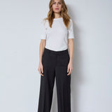 GrannyCC Rib SS O - Tee - Off white - Co'couture