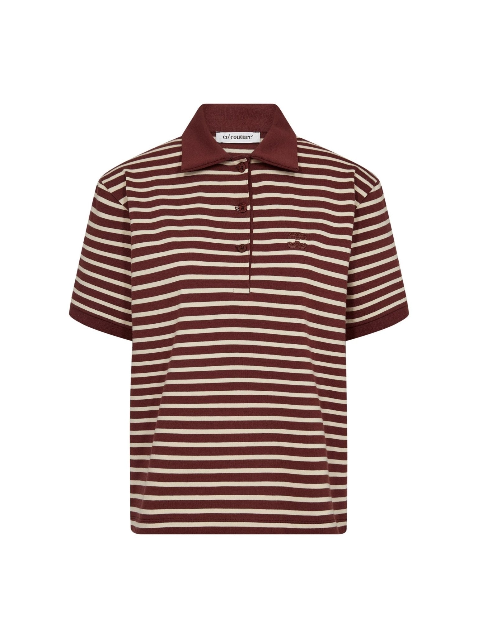HayesCC Polo SS Tee - Winered - Co'couture