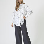 HeartCC Oversize Shirt - White - Co'couture