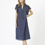 HeraCC SS Frill Dress - Ink - Co'couture