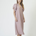 HeraCC SS Frill Dress - Old Rose - Co'couture