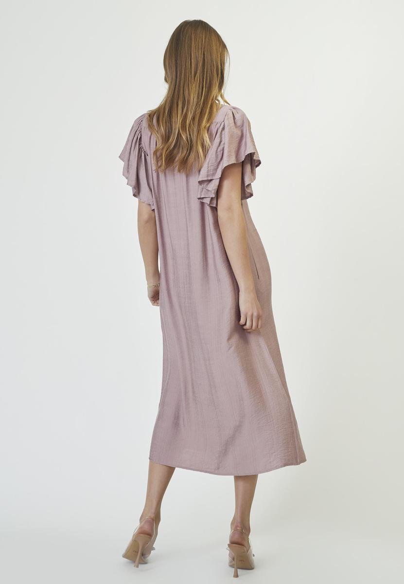 HeraCC SS Frill Dress - Old Rose - Co'couture