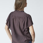 HeraCC SS Frill Top - Mocca - Co'couture