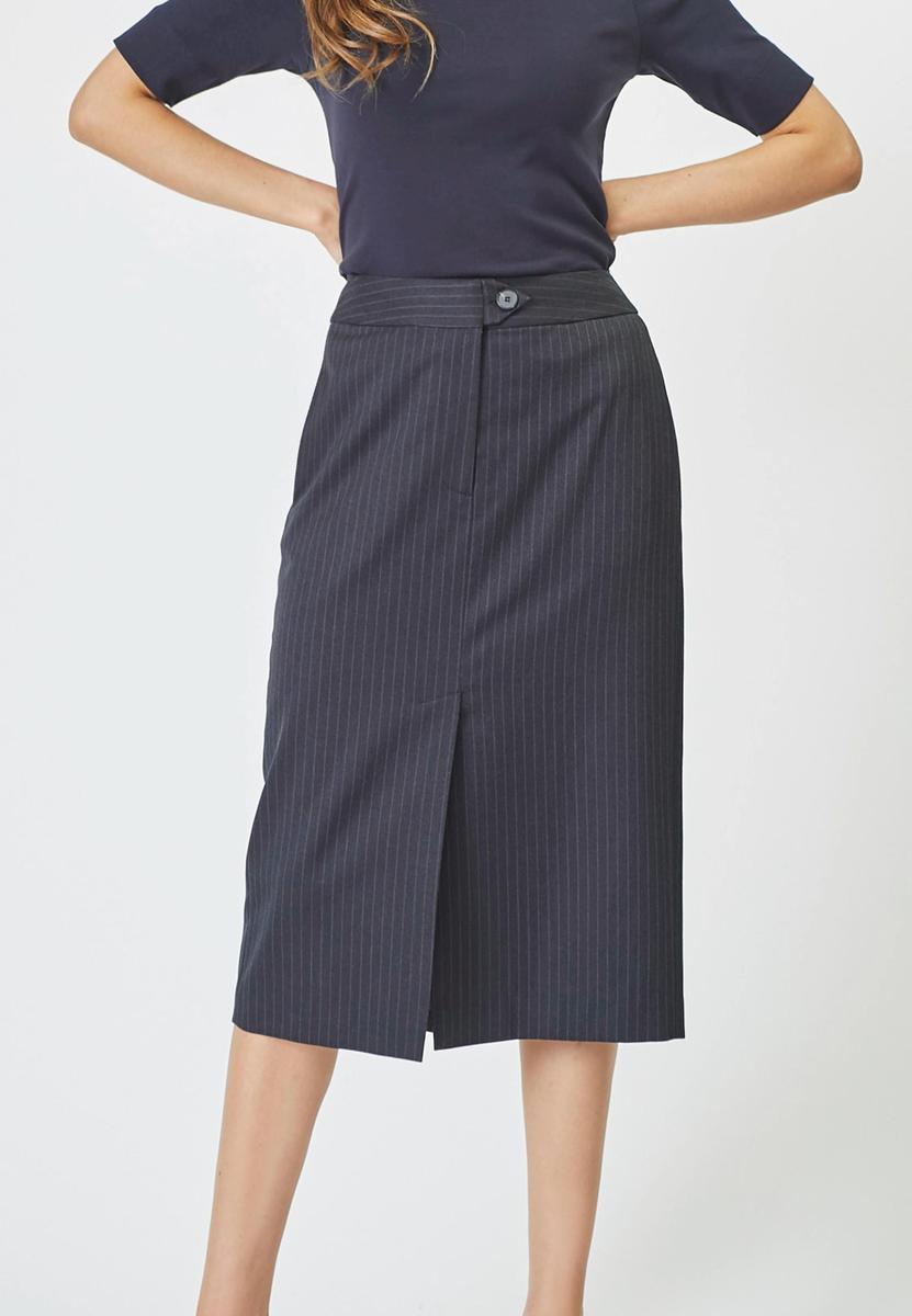 IdaCC Pin Pencil Skirt - Dark Grey - Co'couture