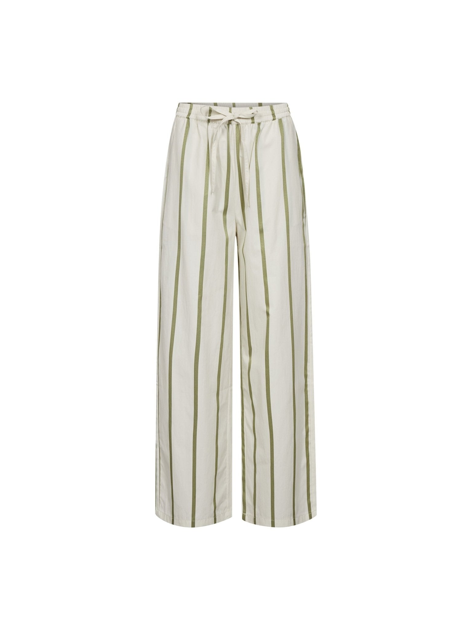 IdieCC Stripe Pants - Off - White Green - Co'couture