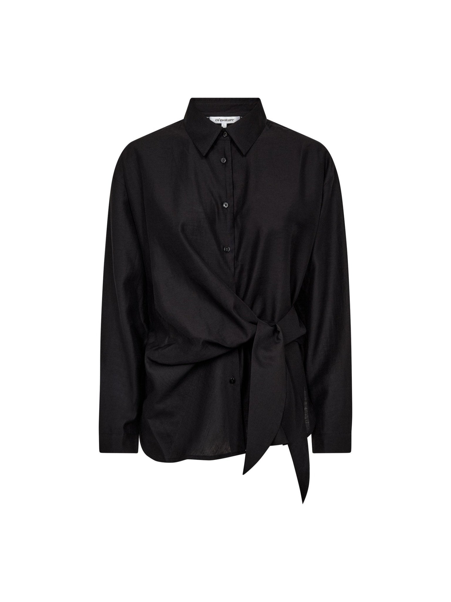 IdinaCC Tie Shirt - Black - Co'couture
