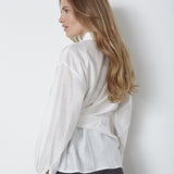 IdinaCC Tie Shirt - Off white - Co'couture