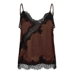 IdunCC Lace Top - Dark Brown - Co'couture