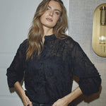 IsakCC Embroidery Shirt - Black - Co'couture