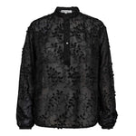IsakCC Embroidery Shirt - Black - Co'couture