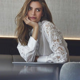 KawaCC Embroidery Shirt - White - Co'couture