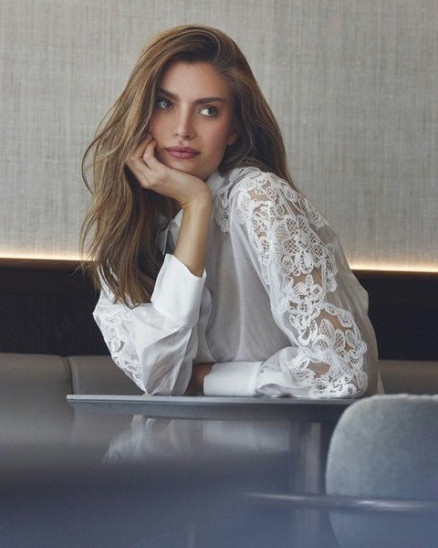 KawaCC Embroidery Shirt - White - Co'couture