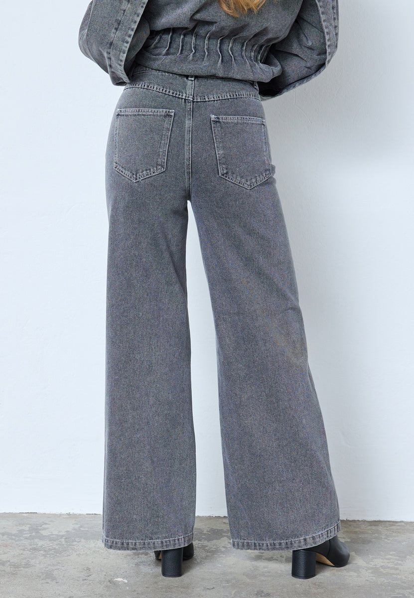 KellanCC Button Jeans - Mid Grey - Co'couture