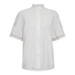 KelliseCC Embroidery SS Shirt - White - Co'couture