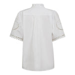 KelliseCC Embroidery SS Shirt - White - Co'couture